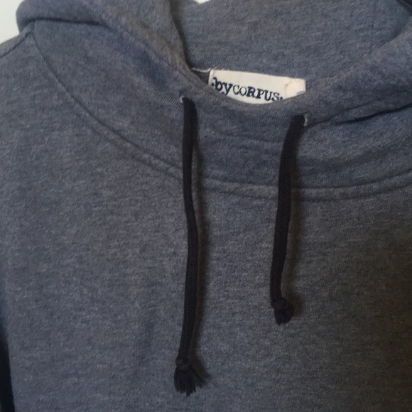 bycorpus Grey heather hoodie basic heavyweight m - Picture 2 of 5